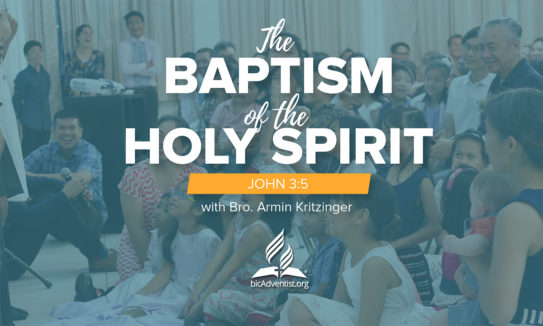 bic sermon baptism of the holy spirit